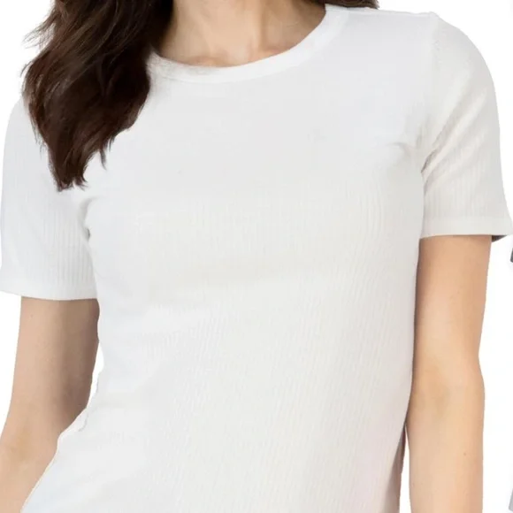 Lucky Brand White Short Sleeve Tee - Picture 4 of 4